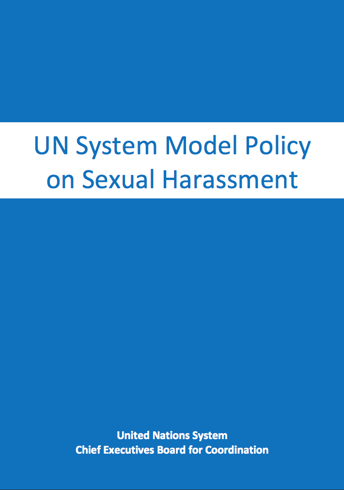 UN System Model Policy on Sexual Harassment
