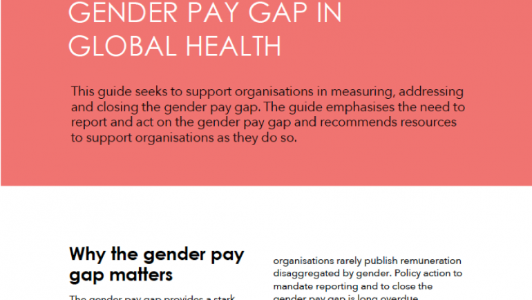 GH5050 How-To: Measure and Address the Gender Pay Gap