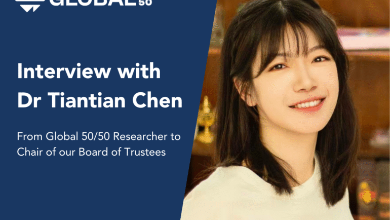 Meet Dr Tiantian Chen – Chair of our Board of Trustees