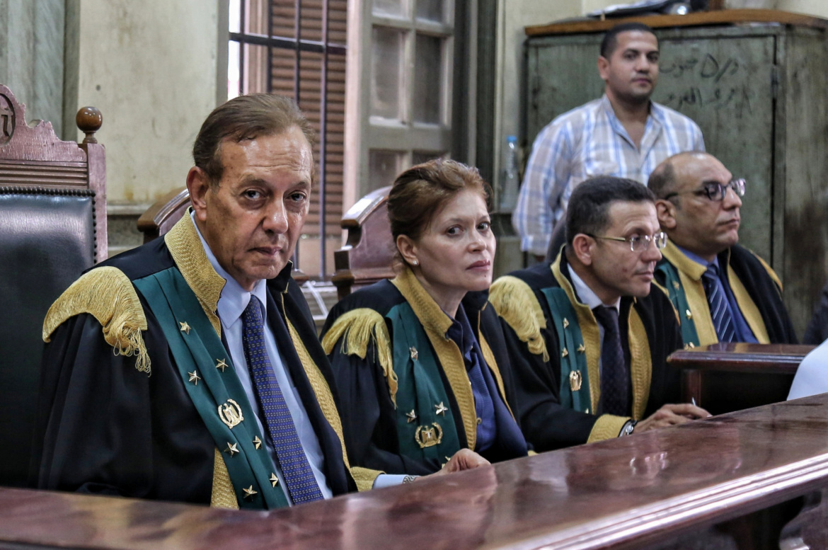 This is Gender image that shows Counselor Fatima Qandil as she stares directly into the lens, seated among her male colleagues on the bench of Egypt’s Criminal Court. Her expression is steady, composed, unflinching. She is the first woman to ascend this platform, a space long reserved for men. Her presence marks a symbolic rupture in a system where the highest levels of law and justice have been overwhelmingly defined by male authority. Yet it also underscores how exceptional women’s inclusion remains, reminding us that representation, while significant, is only the beginning of structural change.